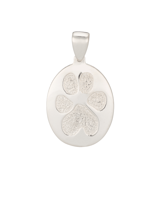 Pet Paw Print Keepsake Pendants